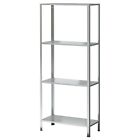 002.785.78 Ikea Nib Hyllis Shelf Unit Galvanized Metal Versatile Shelving