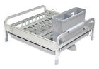 009-09312 Real Home Deluxe Expandable Aluminum Dish Rack 811817024611