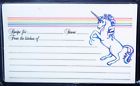 020154000237 Bright Of United States Vtg Rainbow Unicorn Recipe