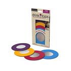 021808497465 Coverware Drink Tops Outdoor Wine Glass Covers 4pk Assorted Colors
