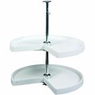 029274187125 Kv Real Solutions 24 Polymer Door-mount Lazy Susans White