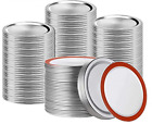 100 Count Wide Mouth Canning Lids 86mm Mason Ball Jar Kerr Large Bulk