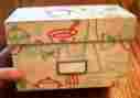 1001839 Recipe Kikki.k Beautiful Artistry Deco Large Hinged Box W Cards Divider-unused