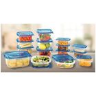 10089 Diamond Home Piece Reusable Food Storage Container Set Assorted Sizes