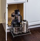 11 Minute Organizers Metal Basket Pullout Organizer For 21 Base Cabinet 843512057571
