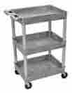 Stc111-g 120537 Luxor Furniture 38.5 In Tub Utility Cart W Casters Gray Id 812552014066