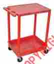 Rdstc21rd 120555 Luxor Furniture 24 In Utility Cart W 2 Shelves Red Id 847210011095