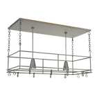 121711 Meyda Tiffany Spartan Pot Rack 705696066940
