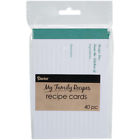 1219523 Darice My Family Recipe Cards 082676956812