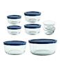 13326l20 Anchor Hocking New Food Storage Set Blue 076440133264