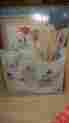 14-2705 Himark 13 Piece Ceramic Countertop Kitchen Set Meadow Flower Pattern From