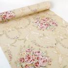 14176327 Vintage Rose Contact Paper Peel Stick Shelf Liner 736950590116