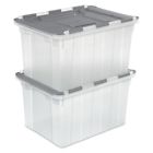 14628303 Sterilite Gallon Hinged Lid File Boxes Pk 073149462831