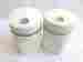1471-1 Tupperware Almond Salt Pepper Shakers 2 Twist Top Lids Vguc