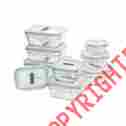 Grrpn-797112 18-piece Glasslock New Tempered Storage Containers Set 848313000948