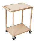 He32-p 18 Shelves Cart 2 Utility 120563 . Putty Id