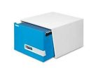 3793101 18in Blue Legal Bankers Storage-drawer Premier Fellowes Box