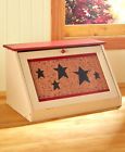 190941051152 The Lakeside Collection Rustic Star Berry Bread Box