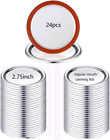 2.75inch Regular Mouth Canning Lids And Sealing Band Mason 24pcs
