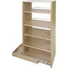 Ppo845 2 " Maple Wood-pantry 8-1 4 Pull-- Wide 45-1 22-1 Deep Tall-