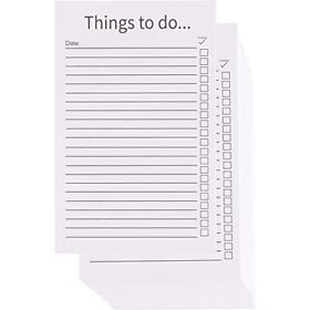 200 Pcs To Do List Note Cards Task Reminder Checklist Double Sided 3.2 X 5.1inch