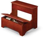 21032028039 Coaster Company Brown Wood Step Stool Hand Wooden