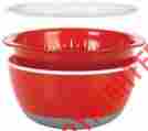 2191800 Oxo 3 Piece Bowl And Colander Set Medium Red 719812079189