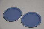 2423 Tupperware Replacement Lid Country Blue Round Seal Lot Of