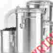 24954 Anchor Hocking Stainless Steel Canister Set Clamp Locking 4 Piece Clear Lid Storage