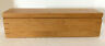 272-264 Crate And Barrel Bamboo Wood Tea Bag Box With Hinged
