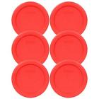 28063 Pyrex Red Round Cup Plastic Lid Pack 682440192950