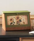 2910378 Afoyft Decorative Bread Box Kitchen Counter Home Decor Sunflower