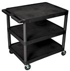 Rc40-b 3 Cart 120520 Bussing Id Shelves Black
