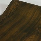 300703 Dark Brown Walnut Wood Grain Contact Paper Shelf 736950589615