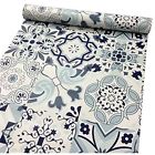 302055 Shelf Liners Classic Porcelain Pattern Contact Paper Waterproof 606413208646