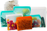 313057275285 Blueperlone Plastic Free Silicone Zip Lock Reusable Container