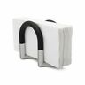330705-047 Umbra Zinc Napkin Holder With Soft Touch Arms 028295434508
