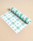 337031 Unbranded Teal Print Textured Cut To Fit Fridge Mat Roll