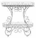 3435400 88711 Imax Worldwide Home Trina Serving Table In Weathered White Finish Id 784185887112
