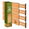 3in1 Royal Craft Wood Adjustable Drawer Dividers Organizers Set Of Piece