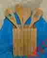 3ucw1577 Utensils Holder Respect Mother Nature Bamboo Four Kitchen Untensils