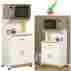 403469 Saunder Kitchen Cabinets Microwave Stand Storage Pantry Organizer For The Office 701304237450