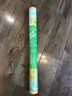 410-4 Kwik Kover Vintage Self Adhesive Shelf Liner Plastic Yellow Green