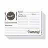 43235-218783 Juvale Recipe Cards Blank Classic Design 819132029410