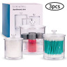 43511-67331 Luxe Frill Superior Quality Plastic Apothecary Jars With 689721492129