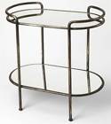 4437330 Butler Cicero Metal And Mirror Serving Table In Industrial Chic 4437330 Butler Cicero Metal And Mirror Serving Table In Industrial Chic