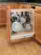 444-bc-8ss Rev-a-shelf Base Cabinet Pullout Organizer W Stainless Panel Sink And Accessories