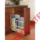 90713051116 447-bc-5c Rev-a-shelf Pull-out Wood Base Cabinet Tray Divider And Foil Wrap Organizer 20h X 5w 22d 90713051116 447-bc-5c Rev-a-shelf Pull-out Wood Base Cabinet Tray Divider And Foil Wrap Organizer 20h X 5w 22d