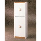 4506 Free Standing Cabinet Altra Food Pantry Prime Storage With Doors Tall Five Shelf 722851166949