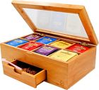 46b3320e Bamboodaily Bamboo Tea Box Nice Bag Storage Chest 4894660113103